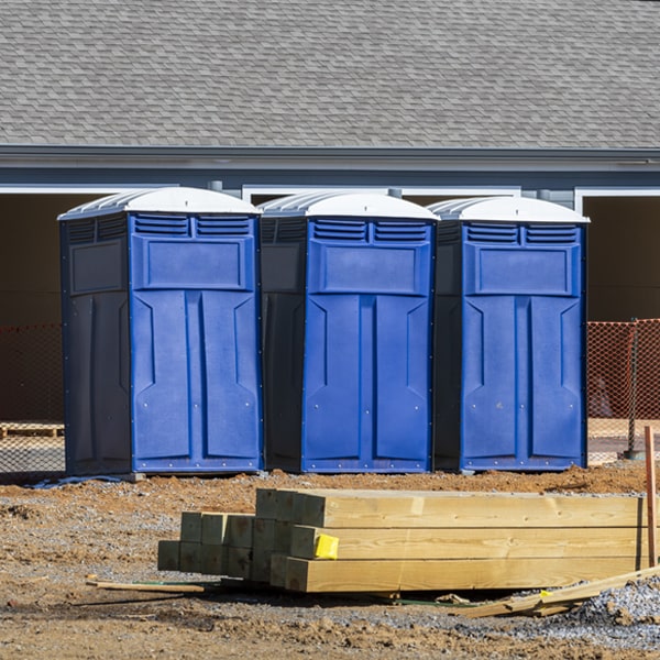 is there a specific order in which to place multiple porta potties in Freedom OH